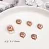 Novas Decorações de Unhas Artísticas Butter Bear em Pacote Misto, Ursinho Marrom Fofo Desenho Animado 3D Decorações de Unhas Desgastáveis de Resina