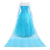 Falda clásica congelada de la Princesa Elsa azul falda de red de pesca de Elsa vestido de verano para niñas una generación de cabello