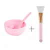 Set de Tazón y Cuchara de Belleza para Mascarilla de Spa, Tazón para Mascarilla de Barro Limpiadora de Maquillaje y Herramientas de Pincel