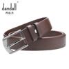 Dandali novo cinto masculino com fivela de pino e borda completa cinto masculino casual com padrão de lichia cinto resistente a arranhões atacado