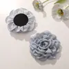 Viento perezoso coreano suave tela multicapa flores rayadas DIY horquilla hecha a mano accesorios para el cabello accesorios para ropa de mujer venta al por mayor