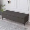 Banqueta para cambiar zapatos en la entrada de casa, banco de almacenamiento de lujo ligero, banco largo, banco sofá, banco pequeño rectangular con almacenamiento de sofá
