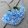Simulação de casamento hortênsia 5 grandes hortênsias arranjo de flores guia de caminho de casamento decoração de casa flor artificial adereços de fotografia atacado