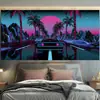 Personalidad Cyberpunk Marca de Moda Tela Colgante Estilo ins Tela de Fondo Pared de Fondo para Habitación Fresca Tapiz de Transformación de Dormitorio Lienzo