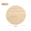 Posavasos de Madera Maciza, Posavasos Aislantes Pequeños de Virutas de Madera de Pino, Decoración de Escritorio para el Hogar, Posavasos con Forma de Corazón DIY, Artesanía de Madera