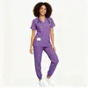 Traje de quirófano para doctor de comercio exterior, transpirable y no sofocante, conjunto de dos piezas para personal médico de hospital y clínica desde la fábrica de origen