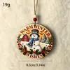 Colgantes Navideños Transfronterizos Artesanías de Madera Colgantes Accesorios para Decoración de Escenas de Fiesta Colgantes para Árbol de Navidad