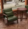 Sala de Estar de Apartamento Pequeno Varanda Mesa de Chá e Conjunto de Cadeiras de Lazer Hotel Pousada Quarto de Hóspedes Poltrona Individual Vintage
