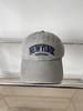 Corea del Sur NUEVA YORK Letra Bordada Gorra Combinable Cuatro Estaciones Sombrilla Deportes Pareja Gorra de Béisbol Estudiante