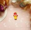 Helado de resina de simulación de postre DIY funda de teléfono crema accesorios de material de sombreros para niños al por mayor