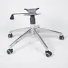 Base Giratoria de Aleación de Aluminio de Cinco Garras para Silla de Oficina, Soporte de Asiento, Silla de Computadora para Ocio, Silla Mecedora para Trabajar, Base Elevable