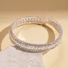 Pulsera Geométrica de Perlas de Múltiples Capas Transfronteriza Europea y Americana con Diamantes, Lujo Ligero y Sensación de Alta Gama, Joyería de Mano de Moda y Versátil para Mujeres