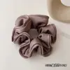 Lazo para coleta dulce y versátil para mujer, Cuerda para el pelo simple y elegante, Scrunchie de gran tamaño para verano, Accesorio para el pelo fresco y simple