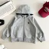 Outono 2026 Novo Estilo Versão Coreana Jaqueta Moletom com Capuz Estilosa para Crianças Top Versátil para Meninos Primavera/Outono