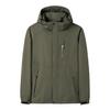 Nueva chaqueta delgada softshell para exteriores transfronteriza otoño e invierno traje de montañismo para hombre cortavientos impermeable camping chaqueta táctica