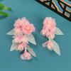 25 Novos Design Original Antigo Feito à Mão Flor Begônia Rosa Primavera Grampo de Cabelo Estilo Nacional Maquiagem Acessórios de Cabelo Hanfu
