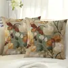 Funda de cojín con flor bordada temu serie flor de primavera funda de almohada para sofá hogar dormitorio