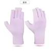 Mano Al Por Mayor Amazon Transfronterizo Guantes de Mamá Incomodidad Guantes Protectores de Medio Dedo Punto de Presión Algodón Presión