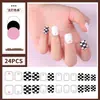 Unhas Curtas Vestíveis, Estilo Popular, Clareador, Suave e Puro, Arte de Unhas, Unhas Falsas, Adesivos Vestíveis