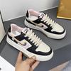 Zapatos deportivos blancos casuales de suela gruesa y plana de moda para mujer, primavera y otoño 2022, nuevos y populares, combinables con todo, lote mixto para mujer