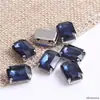 Taladro de Garra Octagonal Rectangular Strass Rectangular Vidrio Rectangular Taladro Cosido a Mano Joyería DIY Ropa Accesorios de Boda Accesorios