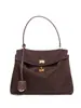 Bolso Cruzado de Cuero Esmerilado Estilo Nuevo 2026 para Mujer, Bolso de Hombro Retro de Alta Gama, Bolso Tote de Gran Capacidad para Viajes