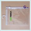 Saco de Embalagem Cosmética Personalizado de Fábrica Saco com Zíper para Meias Saco Transparente de PVC com Gancho e Zíper para Roupas