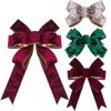 Decorações de Natal rosa cebola Laço de Natal Presente de Natal Guirlanda para Árvore de Natal Pingente de Decoração