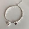 Corea del Sur Dongdaemun diseño nicho de lujo ligero plata esterlina 925 corazón roto pulsera de plata 2022 Nueva pulsera ins