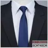 Corbata con cremallera para hombre Vestir Negocios Nudo sin nudos Azul Rayas Fácil de tirar Trabajo Ropa de trabajo Ancho