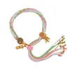 Pulsera Nueva de Hilo Hecha a Mano de Cinco Colores para el Festival del Bote del Dragón, Pulsera de Estilo Étnico Estilo Tíbet, Pulsera de Hilo de Cinco Colores para el Festival del Bote del Dragón