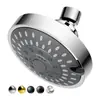 Cabezal de Ducha Americano Negro de 4 Pulgadas Oculto Ahorrador de Agua Pequeño para Baño Público Hotel