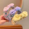 Diadema Coreana Linda de Orejas de Conejo para Niñas que No Daña Pasadores para Niños y Bebés con Diademas Florales de Ala Ancha