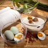 Langxu tazón de vidrio transparente sin plomo engrosado tazón para fideos instantáneos tazón para ensalada de frutas y verduras Tazón para huevo tazón para sopa de postre venta al por mayor