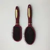 Peine de Cojín de Aire Elástico Lacado Dorado Peine Rizador Peine de Plástico Peine de Peluquería Herramienta de Belleza Peine para Cabello Liso
