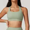 Top de Yoga Cloud-Sense Justo Sutiã Esportivo à Prova de Choque Alta Intensidade Pilates Corrida Roupa Fitness ao Ar Livre para Mulheres 8047