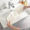 Tapete de drenagem de silicone torneira de cozinha à prova de respingos de água antiderrapante pia almofada de armazenamento washstand Copo almofada de sabão