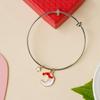 Pulsera de Navidad de Hombre Viejo Nueva y Caliente Pulsera Mejor Amiga para Mujer Pulsera de Tres Personas Pulsera de Dibujos Animados Linda Joyería