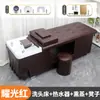 Cama de Shampoo Estilo Tailandês para Venda por Atacado para Salões de Cabeleireiro, Salões de Beleza e Centros de Massagem com Aquecedor de Água para Terapia Capilar