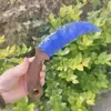 Fornecimento Transfronteiriço de Pedra Bruta de Cristal Obsidiana Natural Faca Garra Polida à Mão Modelo Adaga Artesanato de Cristal