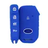 Adecuado para Cubierta de Llave Inteligente de Pegamento Kia Botón Lateral Inteligente de Carrera Serie K Cubierta de Llave de Silicona para Coche Aopao