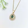 Collar de Acero Inoxidable para Mujer Joyería de Nicho Versátil Colgante de Cobre Cadena Elegante para Clavícula Joyería Cadena de Lujo Ligero
