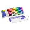 Caneta Marcadora Acrílica Líquida Touchmark Direct com Ponta Macia para Alunos do Ensino Fundamental, 60 Cores, Caneta Marcadora Acrílica Empilhável