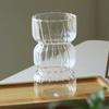 Nórdico criativo vaso de vidro sala de estar arranjo de flores decoração aquática escritório desktop decoração vaso de casa