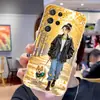 Adecuado para funda de teléfono Samsung S25 Ultra, funda protectora A57, funda suave de TPU S24 Maple Street, funda temática de perro S26 PLUS