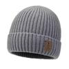 Chapéu Masculino Inverno Forrado De Lã Chapéu À Prova De Frio Proteção De Pescoço Tricô Pulôver Boné Engrossado Masculino Quente Proteção De Orelha Chapéu
