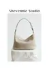 Bolsa Tecida Artesanal Versátil e na Moda Transfronteiriça, Bolsa Tote Simples para Lancheira, Bolsa de Ombro/Axila de Luxo, Casual e Versátil