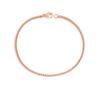 Pulsera Emanco de Acero de Titanio Dorado para Mujer, Nueva Pulsera Simple de Cadena de Caja de Acero Inoxidable Transfronteriza, Joyería Europea y Americana al Por Mayor