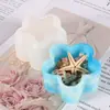 Molde de Resina Oval DIY Feito à Mão Molde de Silicone de Resina Cristal para Fazer Bandejas e Porta-Copos de Gesso