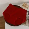 Ropa interior de algodón puro de cintura alta para otoño e invierno para mujer, Bragas sencillas sin costuras de seda con entrepierna antibacteriana y control de abdomen para mujer, 100% algodón